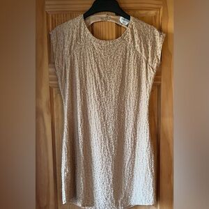 Bebe sequence dress SZ M. peekaboo back